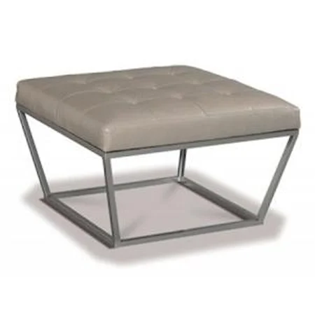 Contemporary Ottoman with Tufted Top